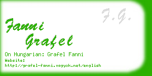 fanni grafel business card